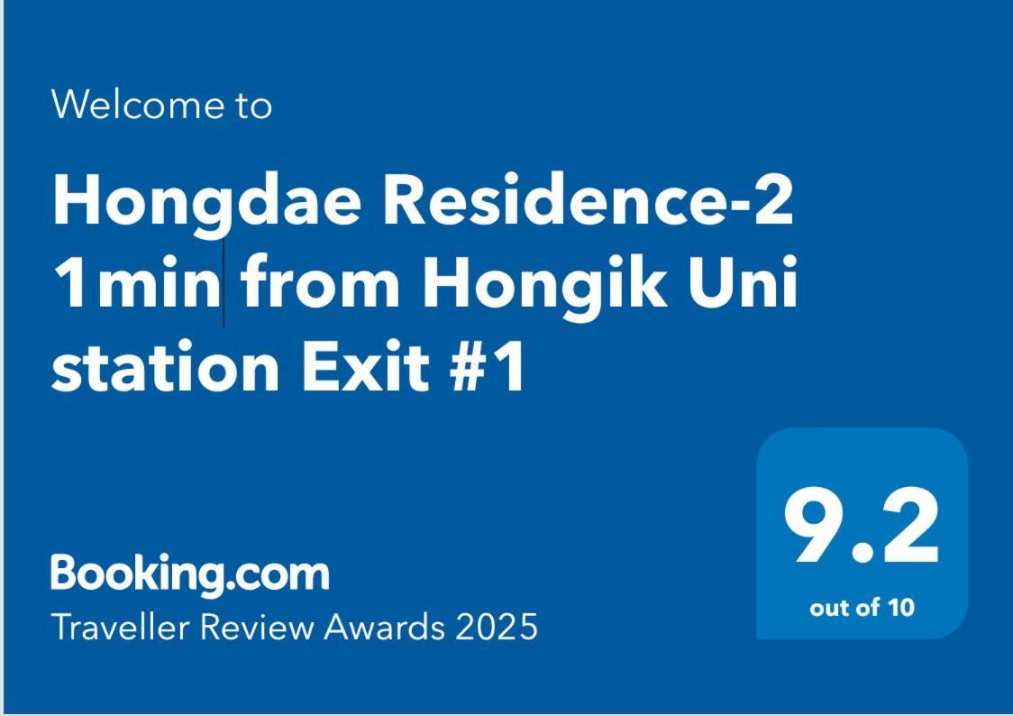 Apartemen Hongdae Residence-2 1min From Hongik Uni Station Exit #1